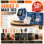 10-in-1 Smartwatch with Wireless Earbuds Combo