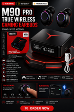 M90 Pro Bluetooth Earbuds with Power Bank | Wireless Gaming Earphones