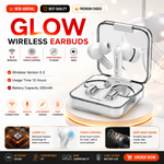 Fontec Glow Airbuds | ENC Gaming Wireless Earbuds with LED Display