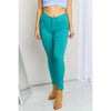 High Rise Stretch Skinny Pants Women Slim Fit Trousers