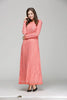 Vintage Lace Long Sleeve Maxi Kaftan Dress Women