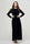 Vintage Lace Long Sleeve Maxi Kaftan Dress Women