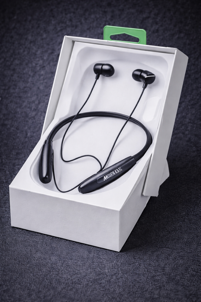 Modern K8 Neckband Wireless Earphones | Bluetooth 5.2 | Deep Bass | Long Battery