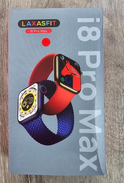 Red Silicone Smartwatch | Bluetooth 5 Water Resistant Watch