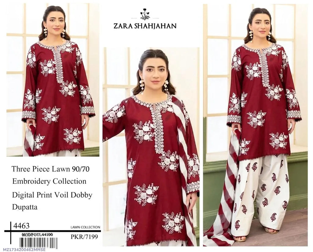 3 Piece Lawn Suit for Women | Stylish Summer Dress Collection