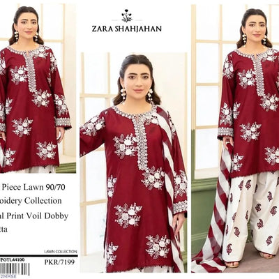 3 Piece Lawn Suit for Women | Stylish Summer Dress Collection