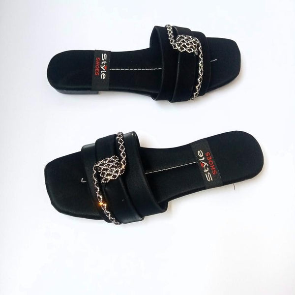 Women Semi Formal Flats | Synthetic Leather Stylish Footwear