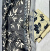 Women 3 Piece Digital Print Lawn Suit White | Bakra Eid Wear