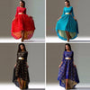 Women Vintage Lace Maxi Dress Elegant Slim Evening Party