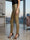 Metallic Gold Leopard Skinny Pants High Rise Stretch