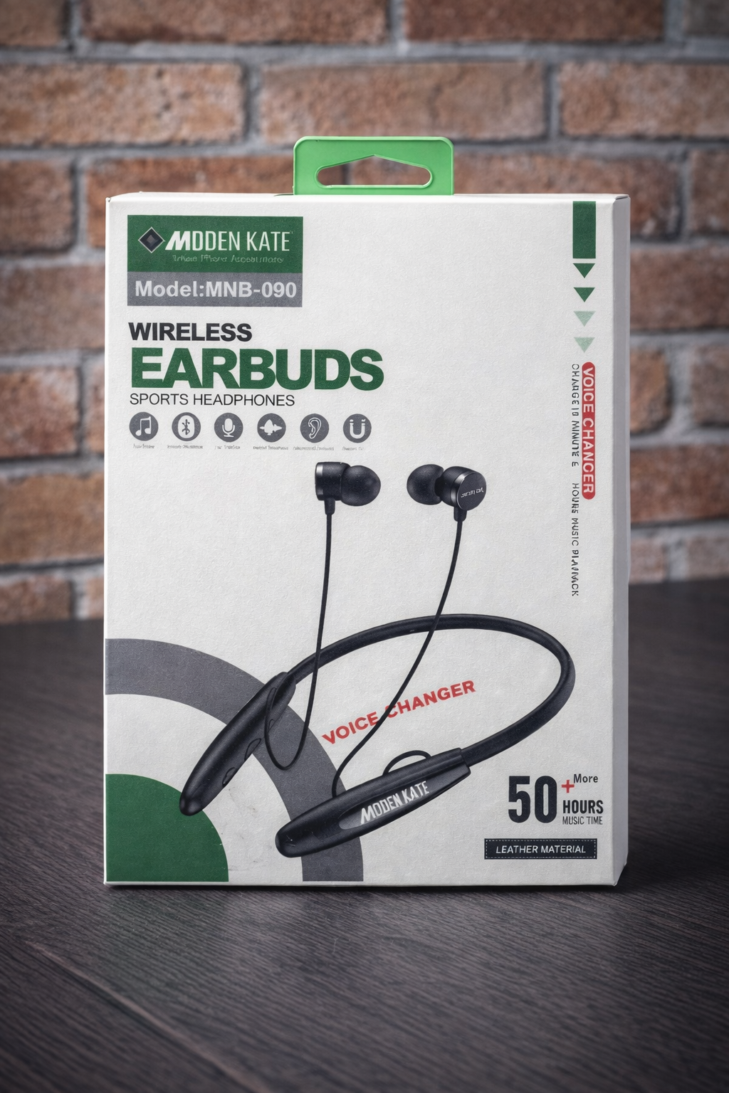 Modern K8 Neckband Wireless Earphones | Bluetooth 5.2 | Deep Bass | Long Battery