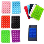 Silicone Phone Holder Suction Cup Sticky Mount pack of 3