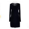 Premium Velvet Full Sleeves Dress Luxurious Women Party Wear