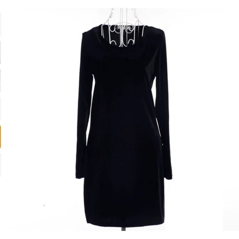 Premium Velvet Full Sleeves Dress Luxurious Women Party Wear