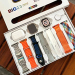 I20 Ultra Max Suit 10-in-1 Smartwatch Bundle | 2.3” HD Display, Bluetooth Calling & Earbuds