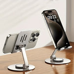 Adjustable Table Stand for Mobile & Tablet | Foldable Desk Phone Holder | Anti-Slip Base