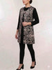 Gold Embroidered Tunic Top Women Elegant Charming