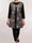 Gold Embroidered Tunic Top Women Elegant Charming