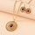 Vintage Gold Plated Multi Color Crystal Jewelry Set