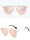 Vintage Round Cat Eye Sunglasses Women Luxury Designer