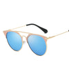 Vintage Round Cat Eye Sunglasses Women Luxury Designer