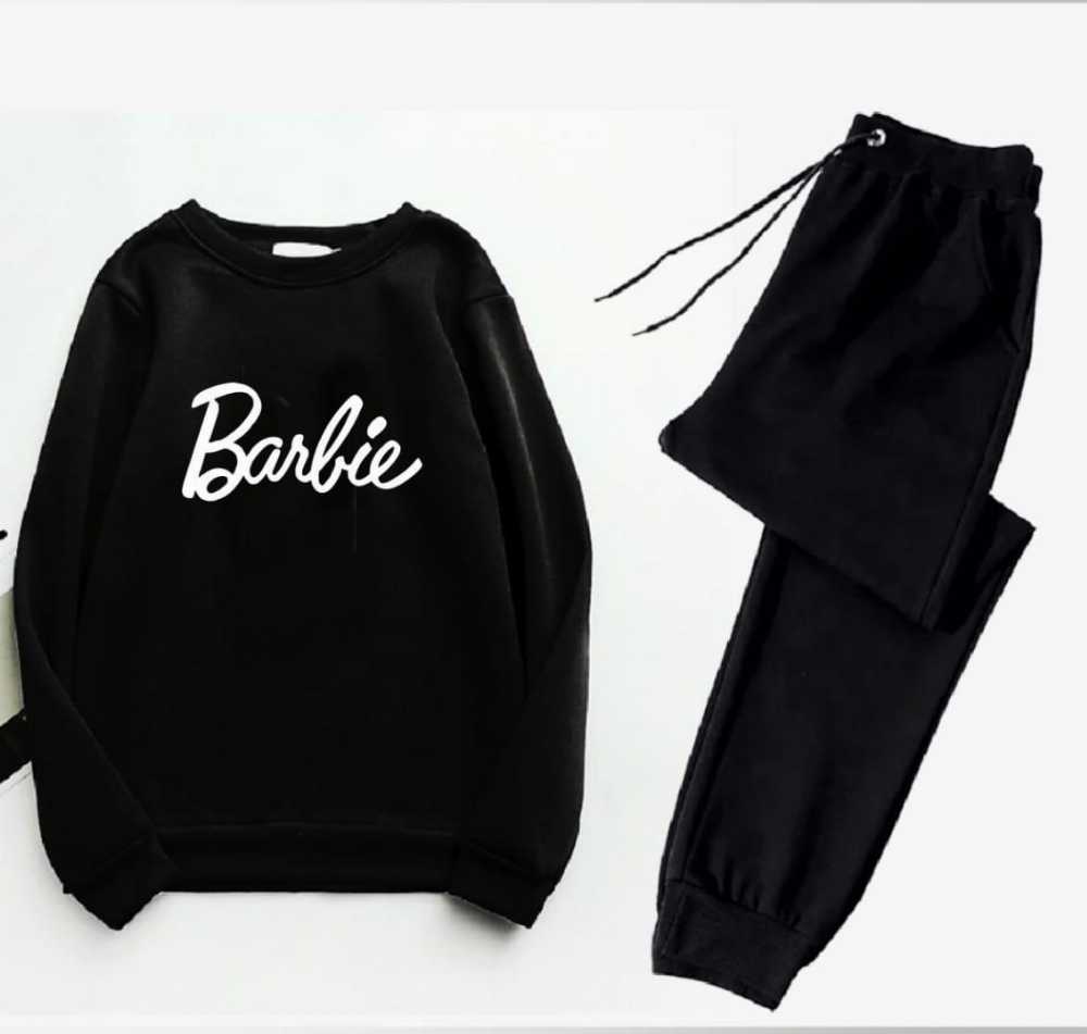 Trendy Fleece Tracksuit for Women | Winter Sweatshirt & Trouser Set