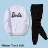 Trendy Fleece Tracksuit for Women | Winter Sweatshirt & Trouser Set