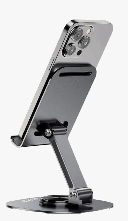 Adjustable Table Stand for Mobile & Tablet | Foldable Desk Phone Holder | Anti-Slip Base