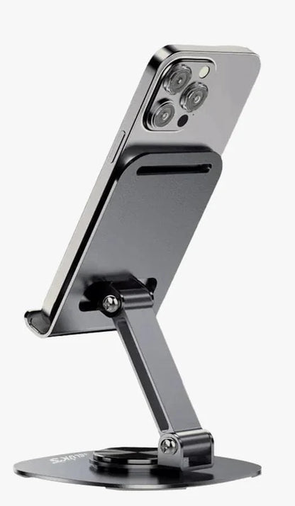 Adjustable Table Stand for Mobile & Tablet | Foldable Desk Phone Holder | Anti-Slip Base