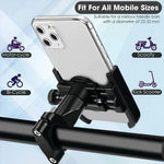 Bike Mobile Holder Stand | 360° Rotation | Anti-Slip Grip | Universal Motorcycle Mount
