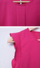 Women Sleeveless Chiffon Blouse Loose Flutter Sleeve Top