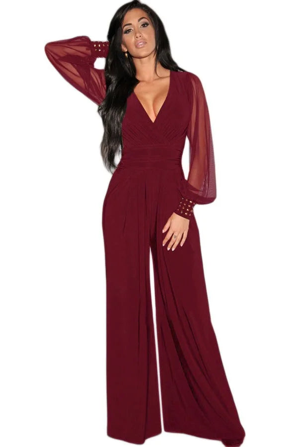 Women Slim Fit Printed Jumpsuit Elegant Bodycon Romper
