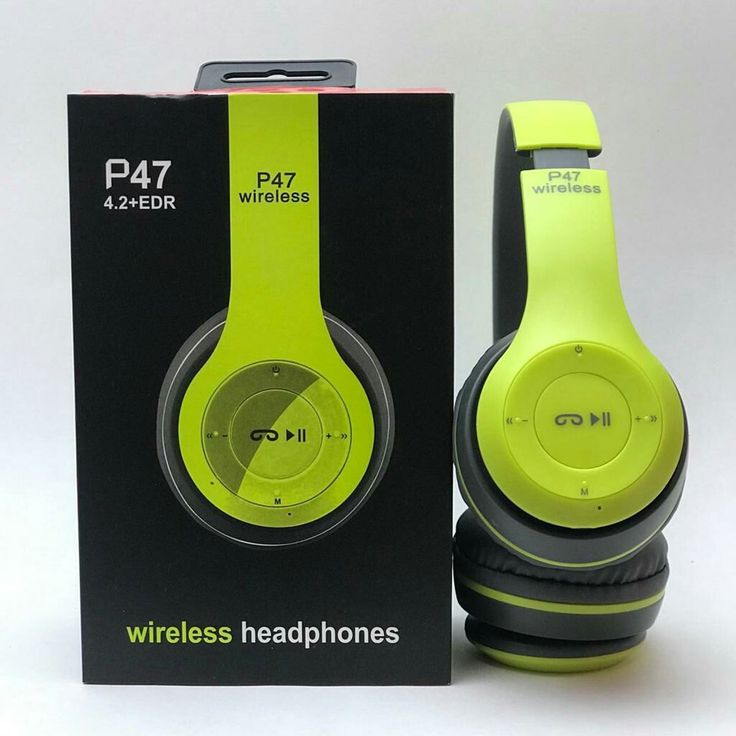 P47 Wireless Headphones | Bluetooth Foldable Headset | Stereo Sound | FM Radio & TF Card Support