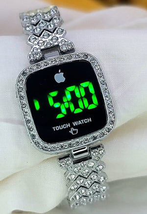 Ladies Square Dial & Round Dail Digital Watch Black | Stylish Comfortable Watch