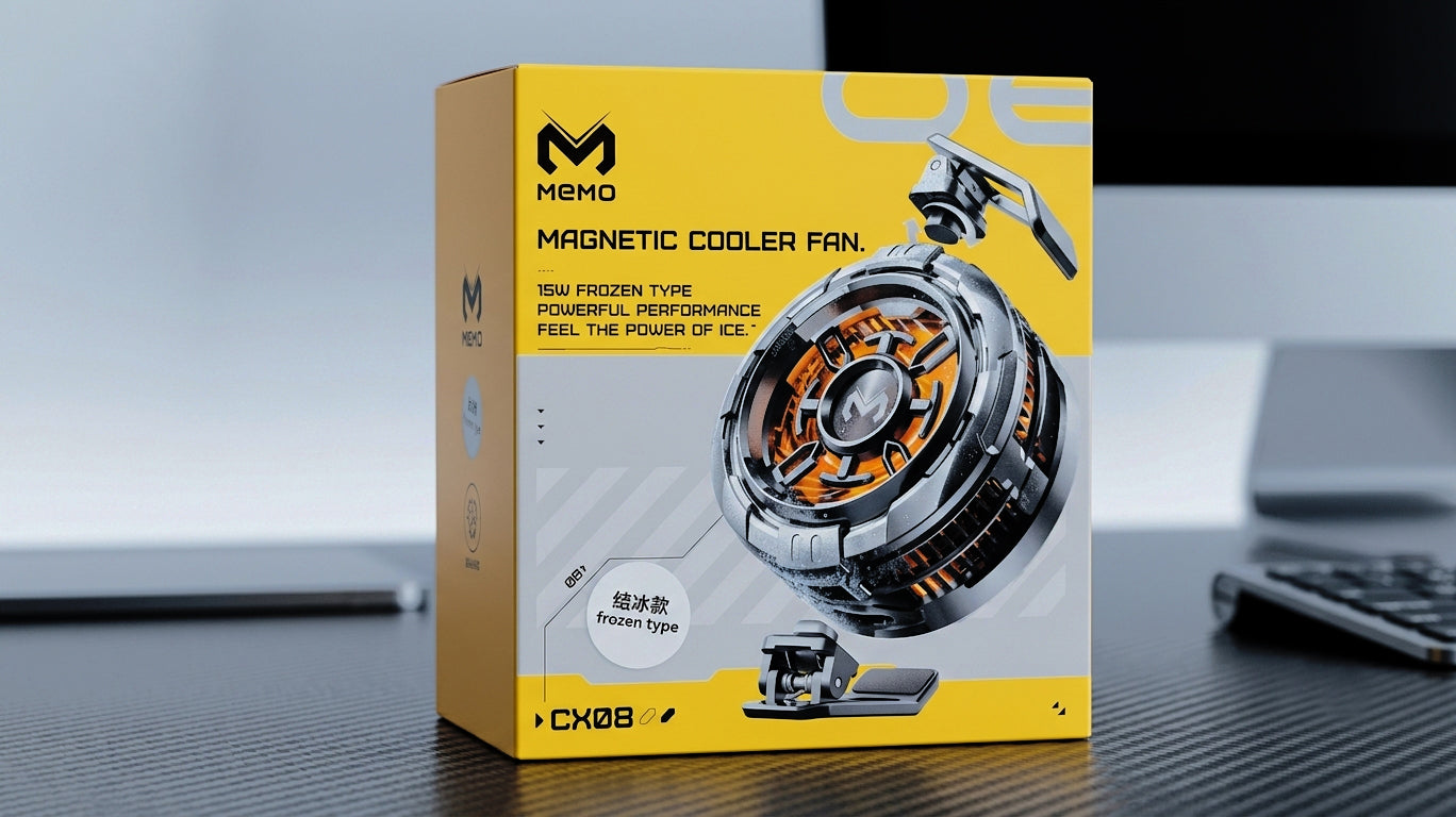 MEMO CX08 Pro Mobile Cooling Fan | 25W Magnetic Phone Cooler