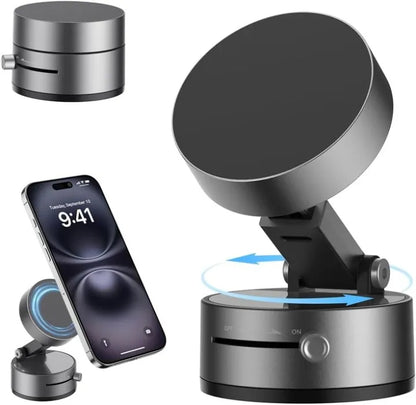 Universal Vacuum Magnetic Suction Cup Stand | Folding Swivel Phone Holder