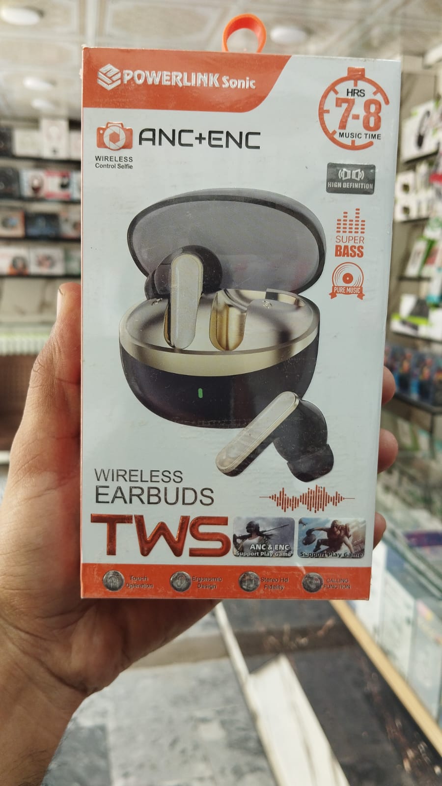 Powerlink Sonic TWS Wireless Earbuds | ANC & ENC Bluetooth Earbuds