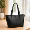 TBM The Bag Master Tote Bag Black | Stylish Durable Spacious Handbag