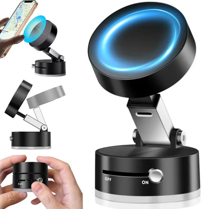Universal Vacuum Magnetic Suction Cup Stand | Folding Swivel Phone Holder