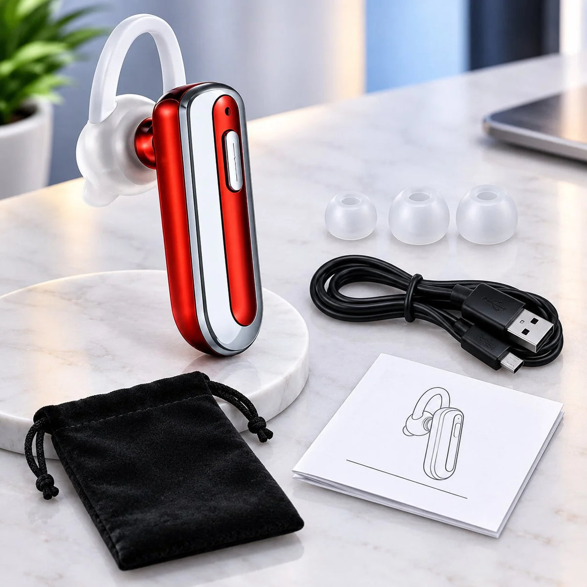 UHEXAM M11 Mini Wireless Bluetooth Headset – HD Sound