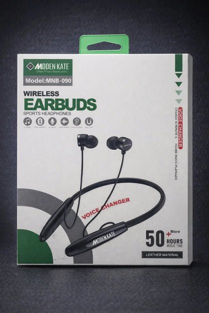Modern K8 Neckband Wireless Earphones | Bluetooth 5.2 | Deep Bass | Long Battery