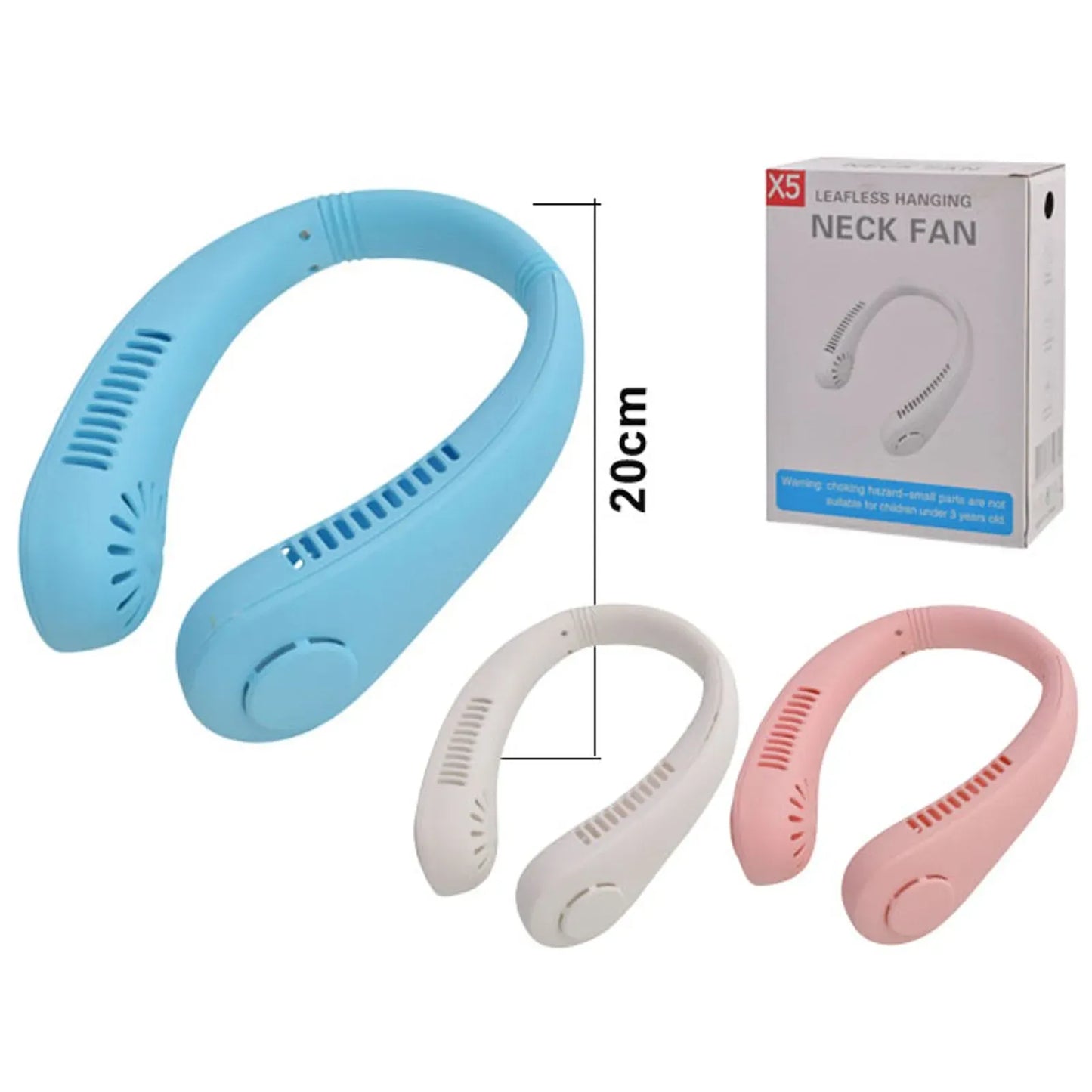 Premium Bladeless Neck Fan | Wearable Silicone Personal Air Cooler