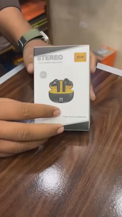 Stereo Wireless Earbuds Bluetooth 5.2 | HD Stereo Sound | Touch Control | Long Battery