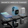 3-in-1 Foldable Magnetic Wireless Charger | 15W Charging Station