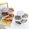 Portable Jewelry Organizer with Mirror | Rotating Storage Box