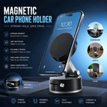 Universal Vacuum Magnetic Suction Cup Stand | Folding Swivel Phone Holder